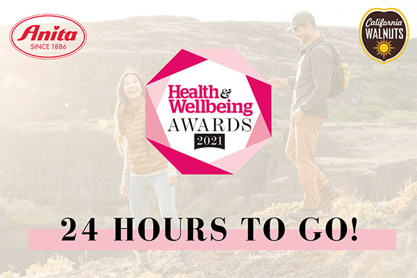 Health & Wellbeing Awards 2021 - 24 hours to go! | Anita since 1886 | California Walnuts