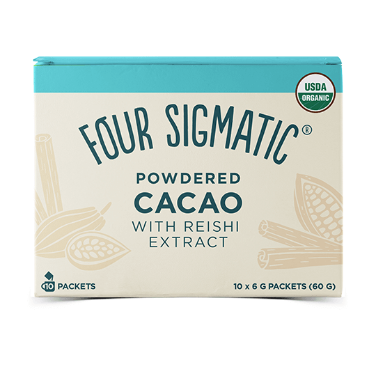 Four sigmatic powdered cacao with reishi extract
